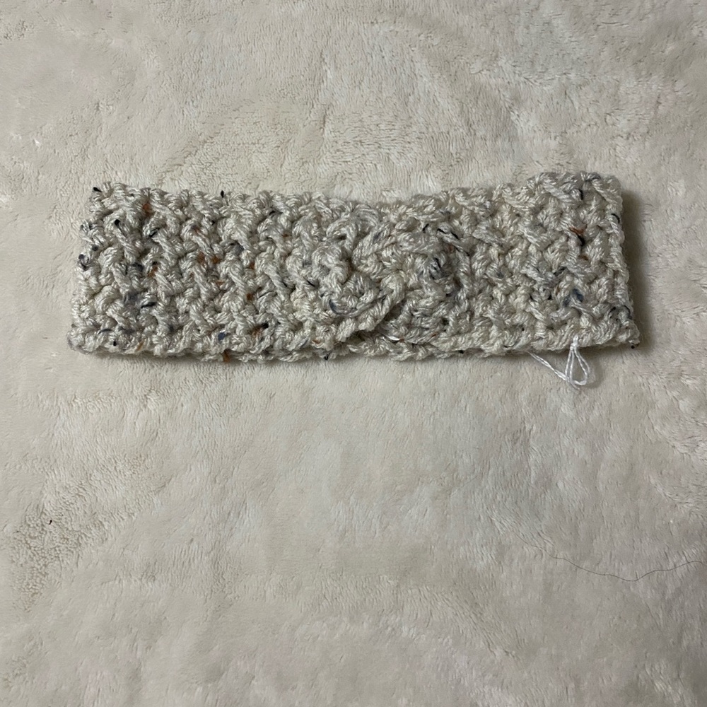 New, Hand Crocheted Child’s Headband/Earwarmer. Twisted style.